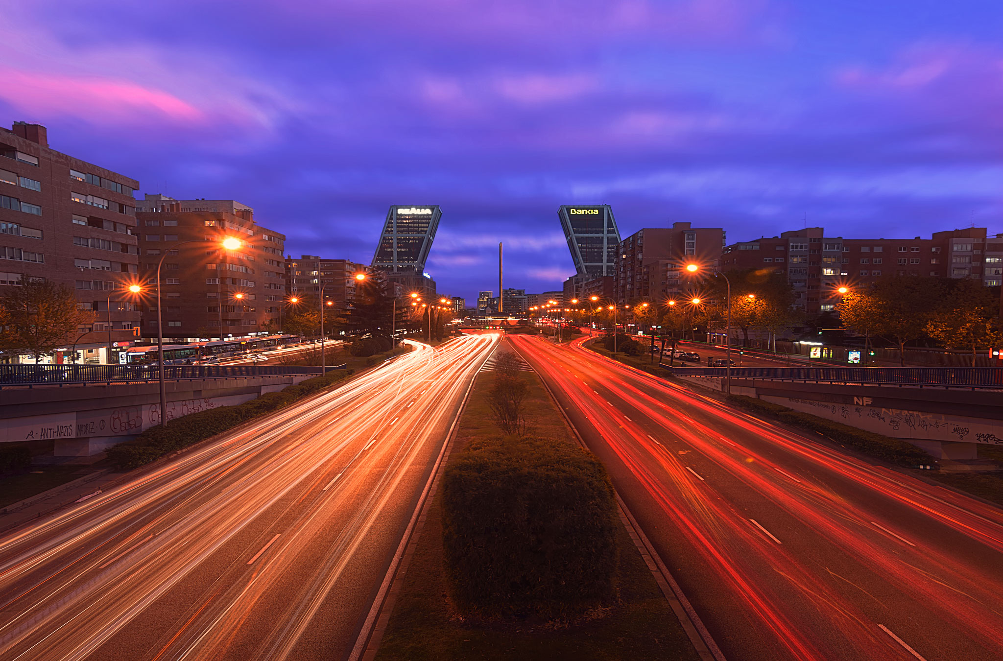 sunset estelas Madrid